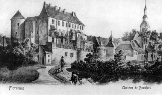 Le Château de Beaufort à Florennes